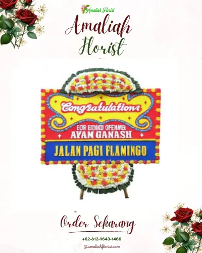 Bunga Papan Congratulation di Rowocacing